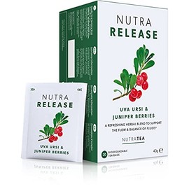 NUTRARELEASE - Kidney Tea | Bloated Stomach Tea – Includes Uva Ursi, Dandelion & Nettle - Assist With Water Retention & Digestion - 20 Enveloped Tea Bags - by Nutra Tea - Herbal Tea