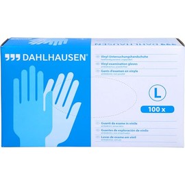 P.J.Dahlhausen & Co.GmbH Vinyl Gloves Powder-Free Size L Pack of 100