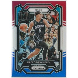 2023-24 Panini Prizm Red White Blue Prizm Paolo Banchero Magic Card #100 (J2GO)