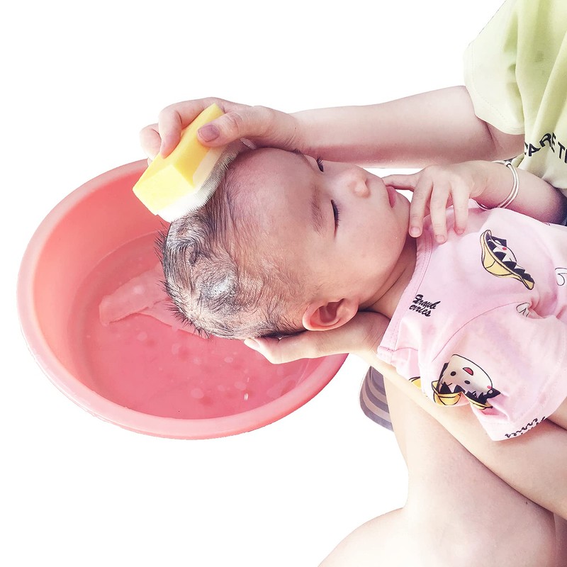 Scalp Scrubbie Baby Cradle Cap Brush Baby Bath Scrubber Sensory