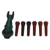 6Pcs Guitar Pin Maple Delicate Professional Acoustic Guitar Bridge Pin