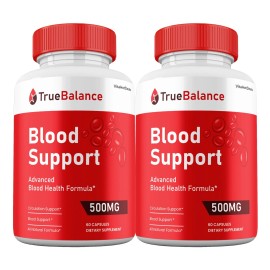 TruBalance True Balance Blood Support Capsules, Max Strength, TrueBalance Pills (2 Pack)