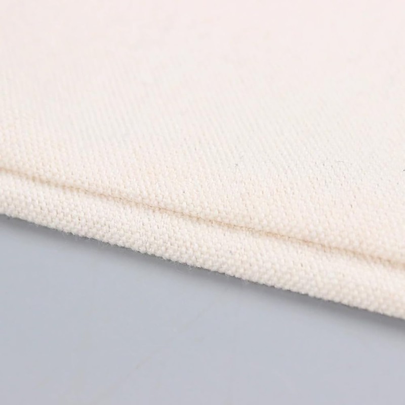 2 Pcs 40 x 30cm Drawstring Linen Bags Muslin Fabric
