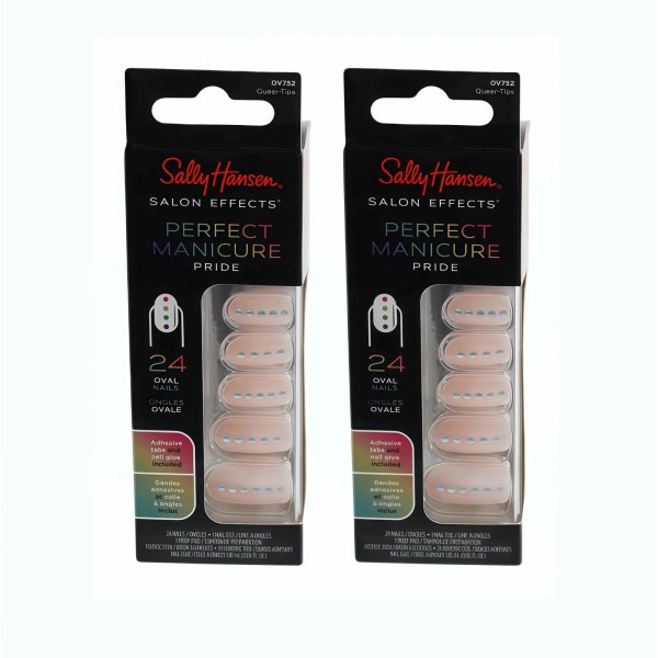 Sally Hansen 2 Pack Salon Effects Perfect Manicure Pride 0V752