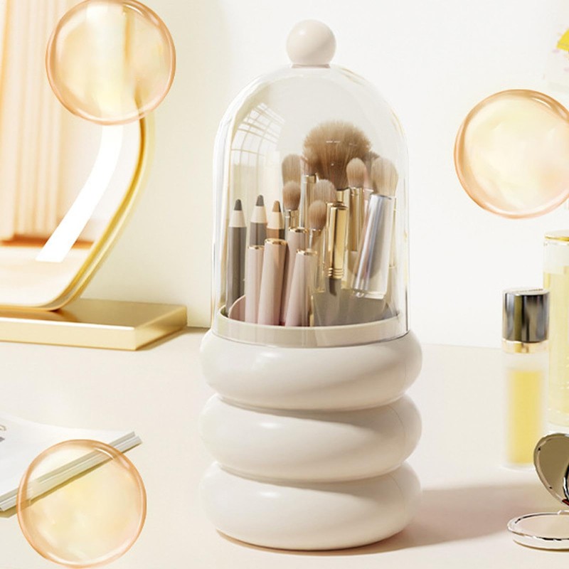 Rotating Makeup Organizer | Skincare Holder 360 Rotating Cosmetics Organizer,Vanity