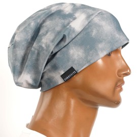 HISSHE Mens Thin Baggy Slouch Summer Beanie Hat Retro Skull Cap (Retro Pale1)