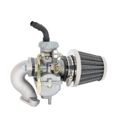 PCC PZ20 CARBURETOR 20MM + AIR FILTER INTAKE MANIFOLD FOR PIT BIKE ATV CA04+
