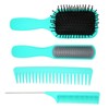4Pcs Hair Brush Set Paddle Detangling Hair Brush Nine Rows
