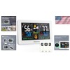 Wireless Indoor Outdoor Digital Weather Station with Atomic Clock &