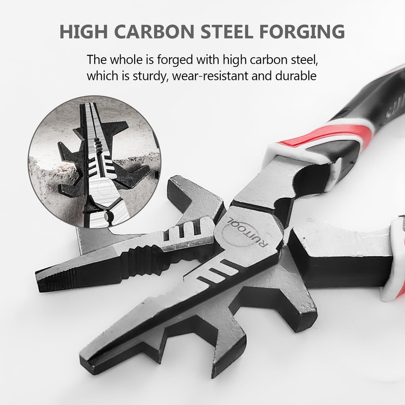 8 Inch Welding Pliers, Carbon Steel Multifunction Welding Pliers, Welding