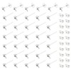 UNICRAFTALE 75 Pairs of Ball Stud Earrings 304 Stainless Steel