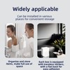 FANBODTA 2-Pack Stick-On Wall Mount Remote Holder - No Drill,