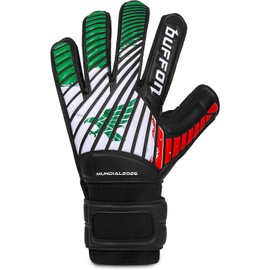 Buffon Guantes de Portero Adulto e Infantil Monarca Proto Corte Negativo Látex de Buena Resistencia y Durabilidad Diseño Cómodo y Reforzado Talla 7 a 11