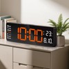 Brauthon Digital Wall Clocks,16" Large Display LED Digital Clock with