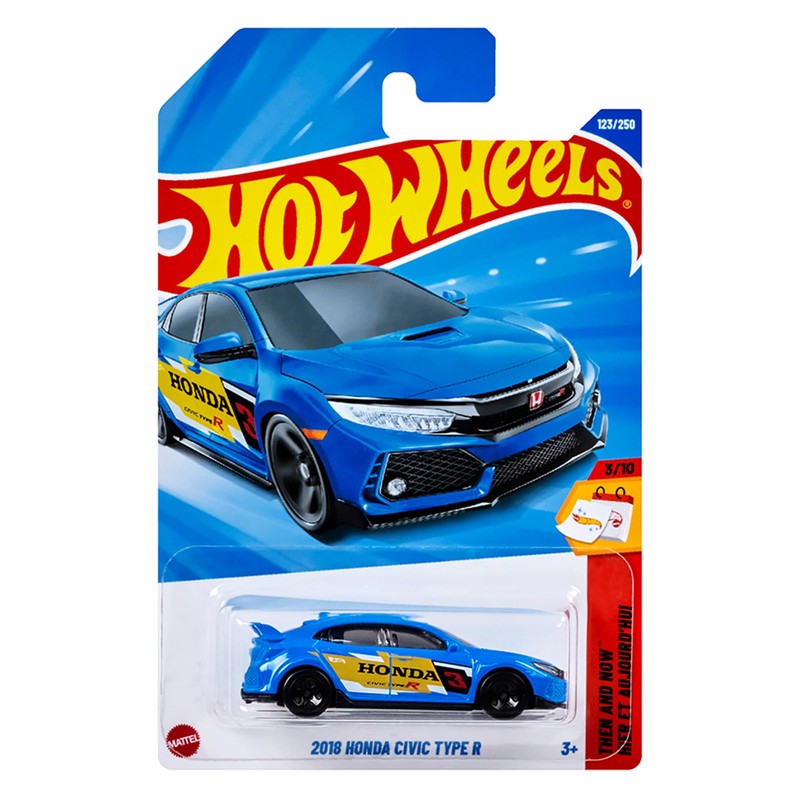 Hot Wheels Basic Car 2018 Honda Civic Type R Ride