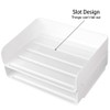 Stackable Desktop Document Letter Tray Organizer Accessories Paper Tray, Multi-Layer