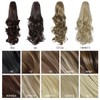 Yamel Ponytail Extension 16" Long Curly Wavy Light Auburn Mixed