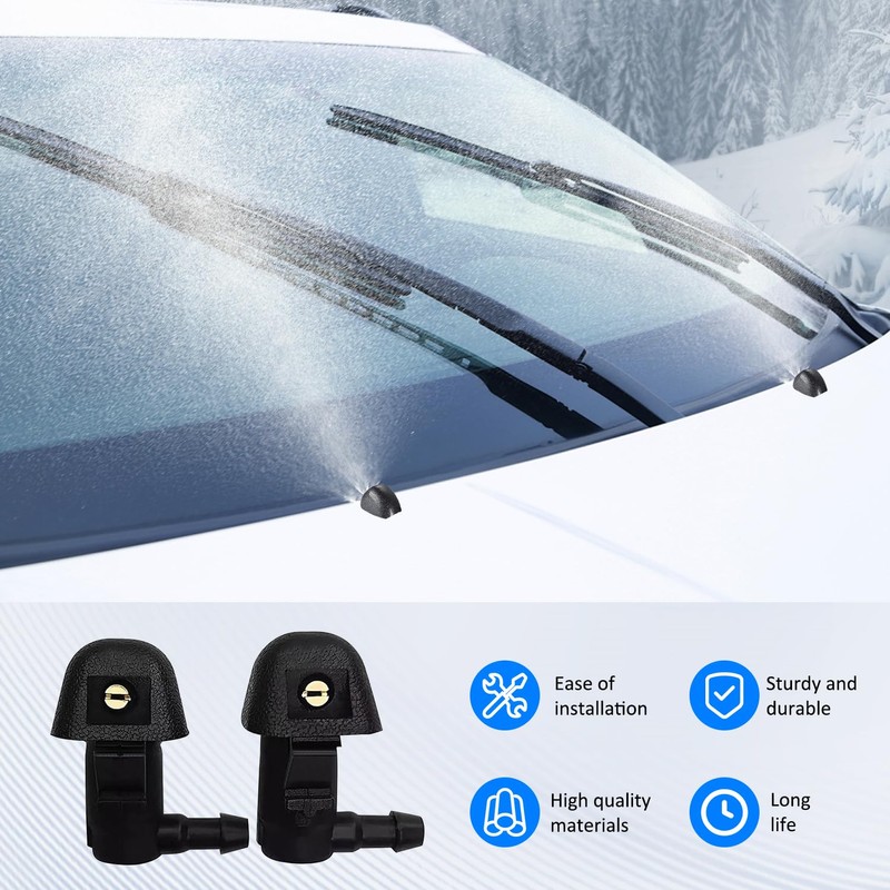 76810-TK8-A01 Front Windshield Spray Nozzles Wiper Washer Nozzles Kit Jet