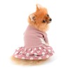 SMALLLEE_LUCKY_STORE Pet Clothes Girls Puppy Knit Sweater Dress for Small