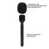 Wireless Mic Handheld Adapter with Windshield Foam Lightweight Interview Microphone