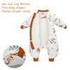 Baby Sleep Bag with Feet 2.5 TOG Removable Sleeve Wearable