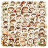 Pack of 50 Cute Hedgehog Stickers for Tumbler Luggage Skateboard