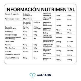 Complejo Activo Coq10 100 Colina 400 Cap