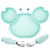 Silicone Suction Plate for Toddlers with Fork Spoon Set -