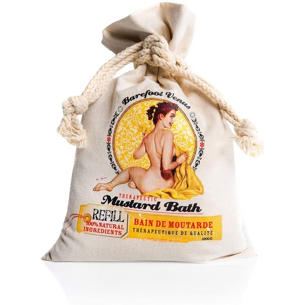 Barefoot Venus Epsom Salt Bath Soak with 100% Natural Oils 1000 g (Mustard Bath)