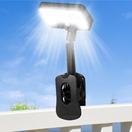 Lasola Clip-on Solar Light, Sensor Light, Outdoor, IP65 Waterproof, 600 Lumens, Ultra Brightness, No Electricity Bill Required, 3 Lighting Modes, Auto On, Off, Highly Sensitive Motion Sensor Solar