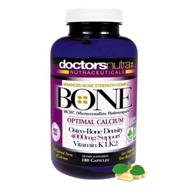 Doctors Nutra Nutraceuticals Calcium 1000 Milligrams with 4000 Milligrams MCHC for Complete Calcium Maximum Bone Strength Support Plus K1, K2, Magnesium, Vitamin D, Zinc, Glucosamine, and More