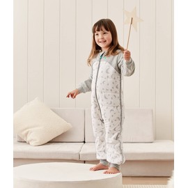 Love To Dream Sleeping Bag with Feet, 4 Years, Integrated Quilt for Cool Temperatures (16-20 °C), Instead of Duvet, Pyjamas, Baby Winter, Baby Sleeping Bag, White, White