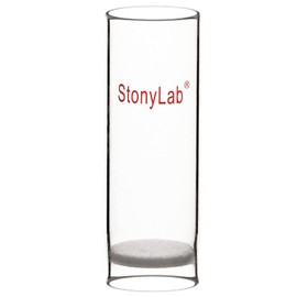 stonylab Soxhlet Glass Extraction Sleeves, Borosilicate Glass Extraction Sleeve Medium Porosity with 30 mm ID, 35 mm OD and 100 mm Height for Soxhlet Extractors