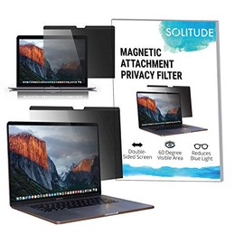 Solitude Screens Magnetic Privacy Screen MacBook Pro 13 inch-Ultra Thin-Supports sleep mode Dual-Sided Anti-Glare MacBook Pro 13 inch Screen Protector-Privacy Screen MacBook Pro 13 inch Laptop Screen (13" MacBook Pro (2016+))