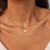 Eaciy Gold Initial Necklaces for Women Girls, 18K Gold Plated