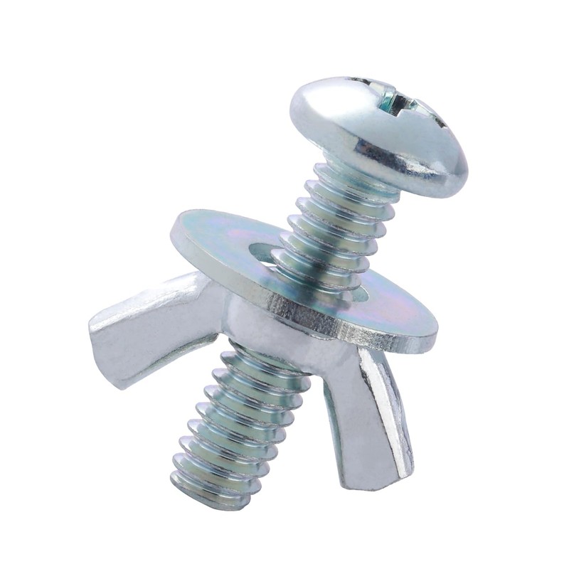 30 Sets 1/4"-20 x 1 Screws Bolts with Wing Nuts