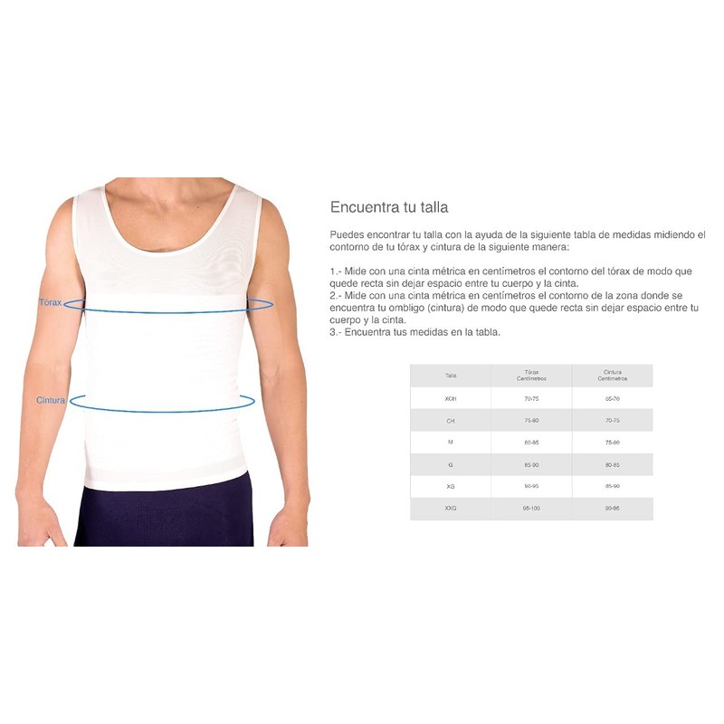 I LOVE SHAPE Faja para Hombre Moldeadora Deportiva Compresión de