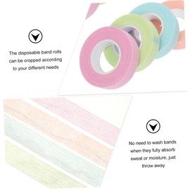 OHPHCALL Perfect for Lash Extensions 8 Rolls of Elastic Disposable Head Wraps for Safe Eyelash Application