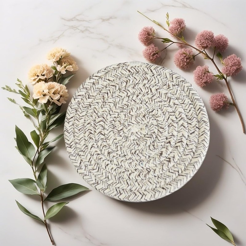 Trivets for Kitchen Worktops, Genumix Non Slip Round Table Mats,
