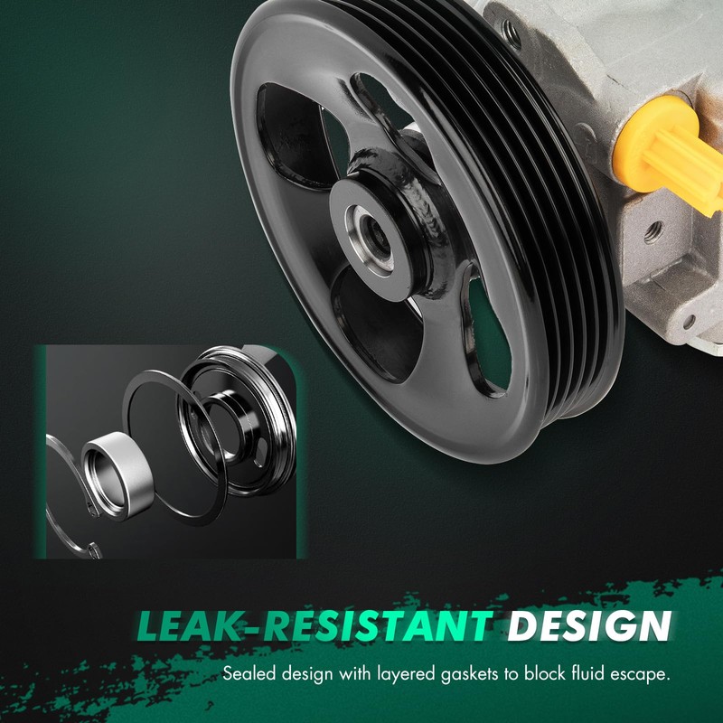 SCITOO Power Steering Pump, with Pully, for Toyota for 4Runner