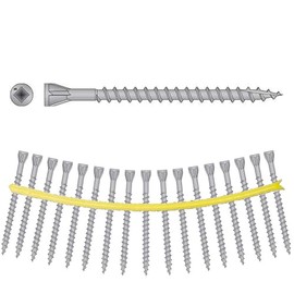 Simpson Strong-Tie No. 8 x 2-1/2 in. L Square Trim Head Coated Stainless Steel Deck Screws 13.60 lb.