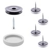 WAGNER QuickClick® Plastic glides furniture glides chair glides I 4pcs.