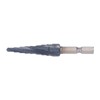 Spiral Grooved Step Drill Bit 4mm to 12mm Step 1/4in
