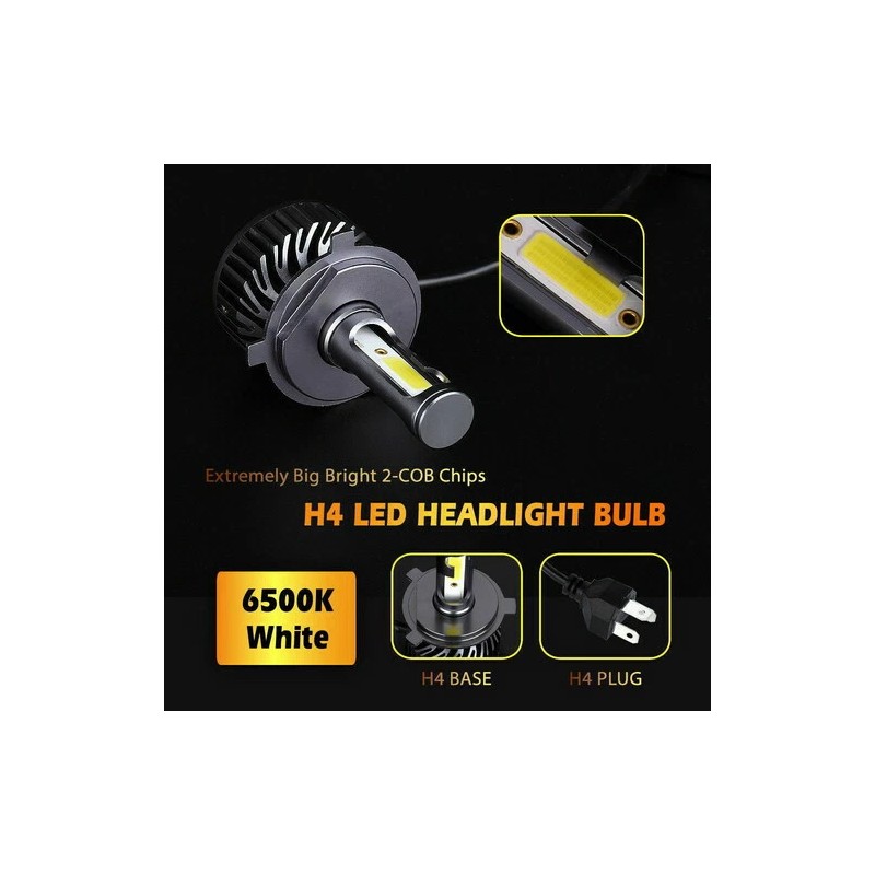 CHUSYYRAY For Toyota Hilux 2004-2019 White LED Headlights Hi/Lo Beam