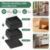 Coptiner Bedding Adjustable Furniture Risers, 2.5 cm, 5 cm, 7.5