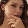 YEEZII Gold Rings for Women Non Tarnish, 14K Gold Stacking