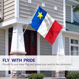 Anley Fly Breeze 3x5 Feet Acadia Flag - Vivid Color and Fade Proof - Canvas Header and Double Stitched - Acadia Nautical Flag Polyester with Brass Grommets 3 X 5 Ft