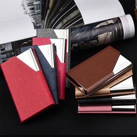 deoway 2023 Business Card Holder, 10 Colors, No Breaking, Men's Cordovan & Large Capacity, Magnetic Closure, Brand, 30 Business Cards, Business Card Case, Business Card Holder, Business Card Holder,