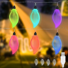 Leaf String Light Usb Power Supply 9.84 Ft 10 Led Leaf Fairy String Lights For Decoration Diy Outdoor Leaves Shaped Party Lights For Garden Leaves Lights For Bedroom Room Wall Party (Colored 2Pack)
