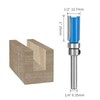HPMAISON 3PCS 1/4 Inch Shank Flush Trim Pattern Template Router